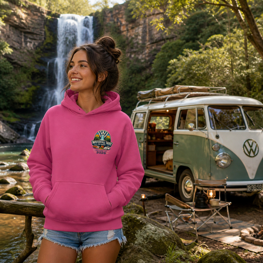 Waterfall Way VW Bash 2026 – Classic Fleece Hoodie