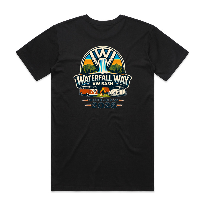 Waterfall Way VW Bash 2026 – Men’s Staple Logo Tee