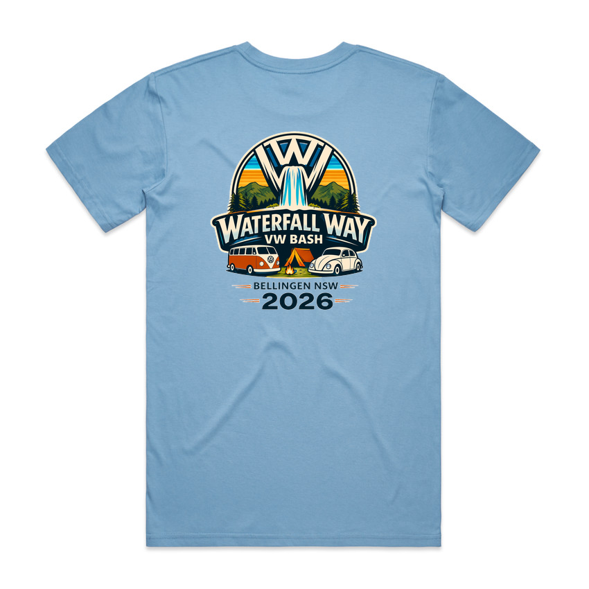 Waterfall Way VW Bash 2026 – Men’s Staple Logo Tee