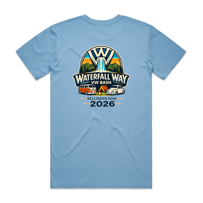 Waterfall Way VW Bash 2026 – Men’s Staple Logo Tee