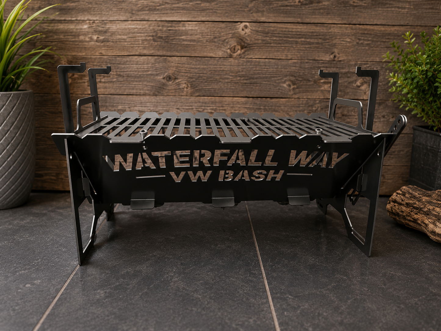 🔥 Portable Steel Fire Pit — Perfect for Camping & Outdoor Gatherings