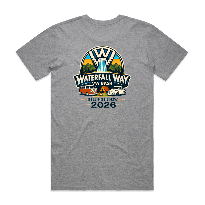 Waterfall Way VW Bash 2026 – Men’s Staple Logo Tee
