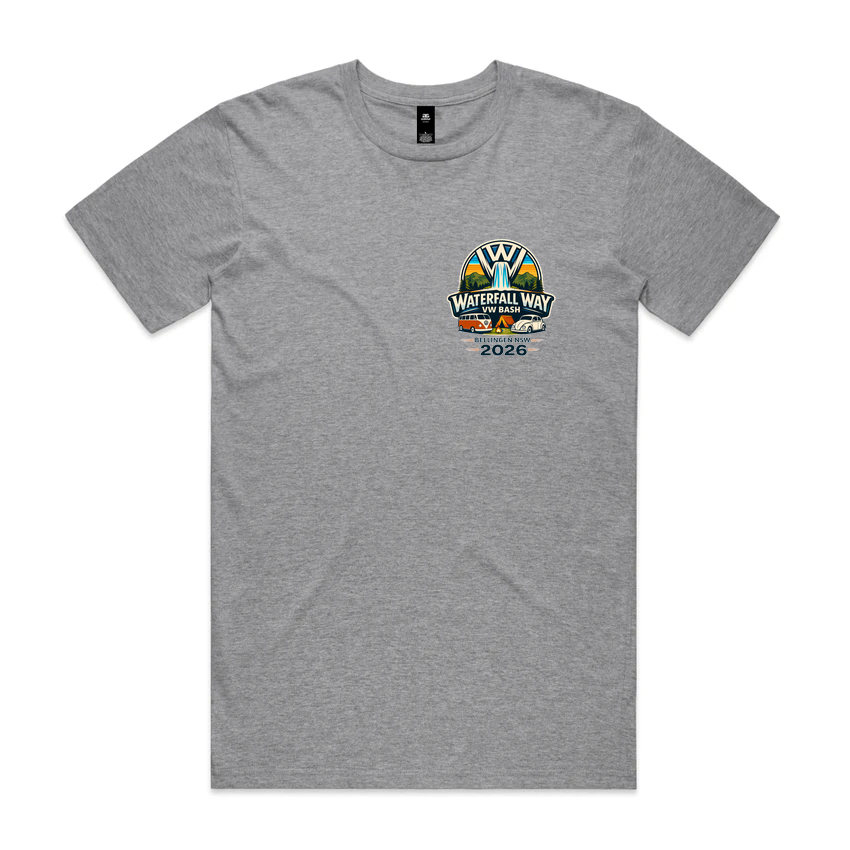 Waterfall Way VW Bash 2026 – Men’s Staple Logo Tee
