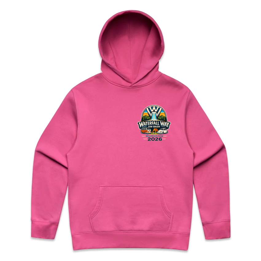 Waterfall Way VW Bash 2026 – Classic Fleece Hoodie