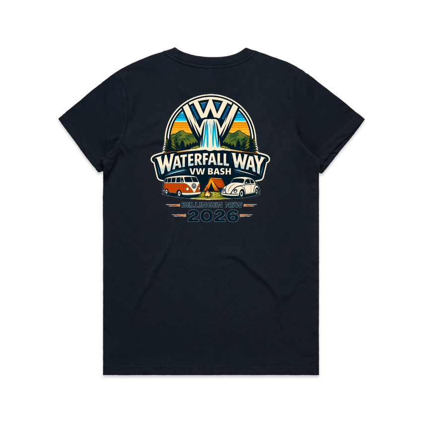 Waterfall Way VW Bash 2026 – Women’s Classic Logo Tee