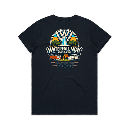 Waterfall Way VW Bash 2026 – Women’s Classic Logo Tee