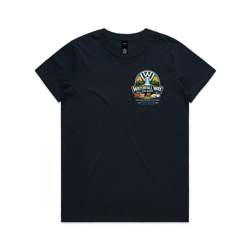 Waterfall Way VW Bash 2026 – Women’s Classic Logo Tee