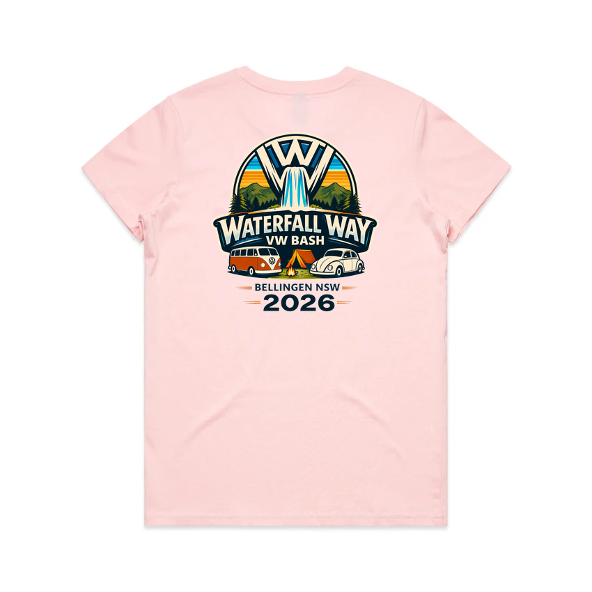 Waterfall Way VW Bash 2026 – Women’s Classic Logo Tee