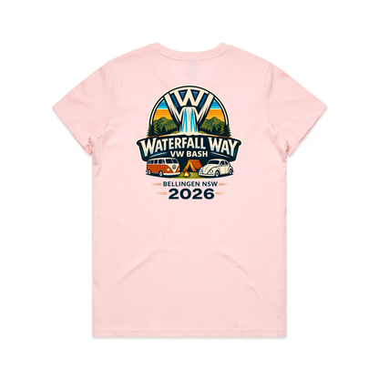 Waterfall Way VW Bash 2026 – Women’s Classic Logo Tee