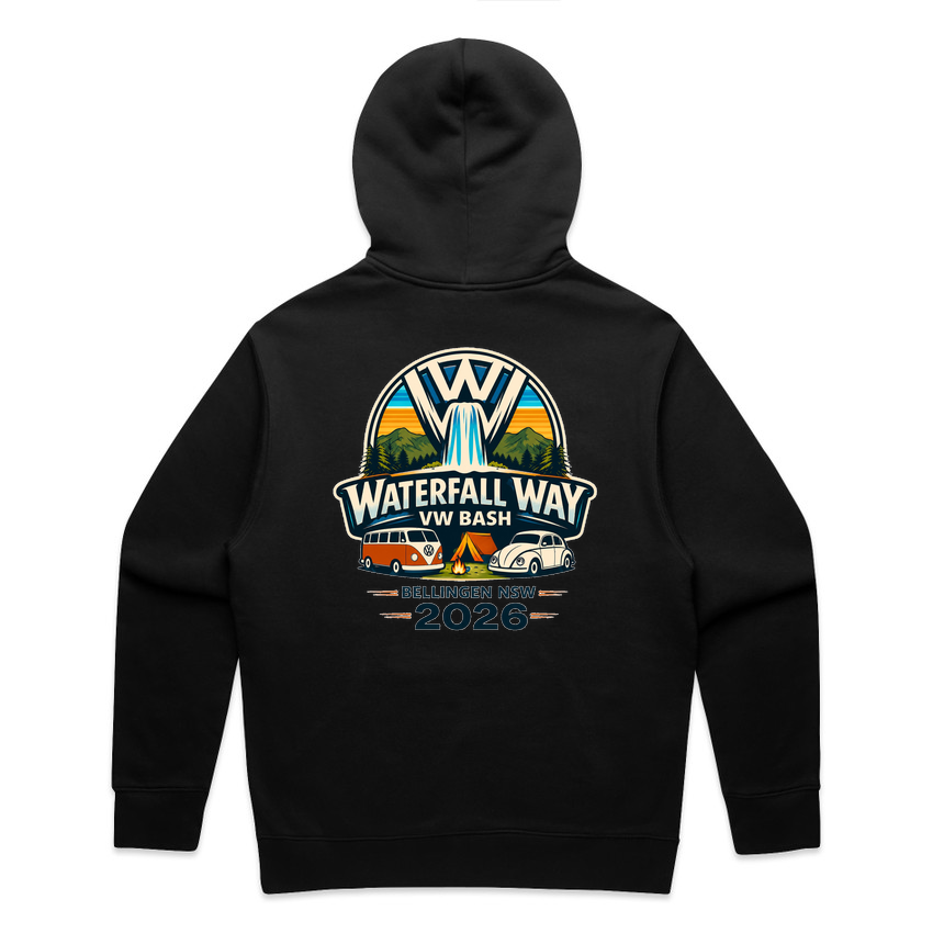 Waterfall Way VW Bash 2026 – Classic Fleece Hoodie