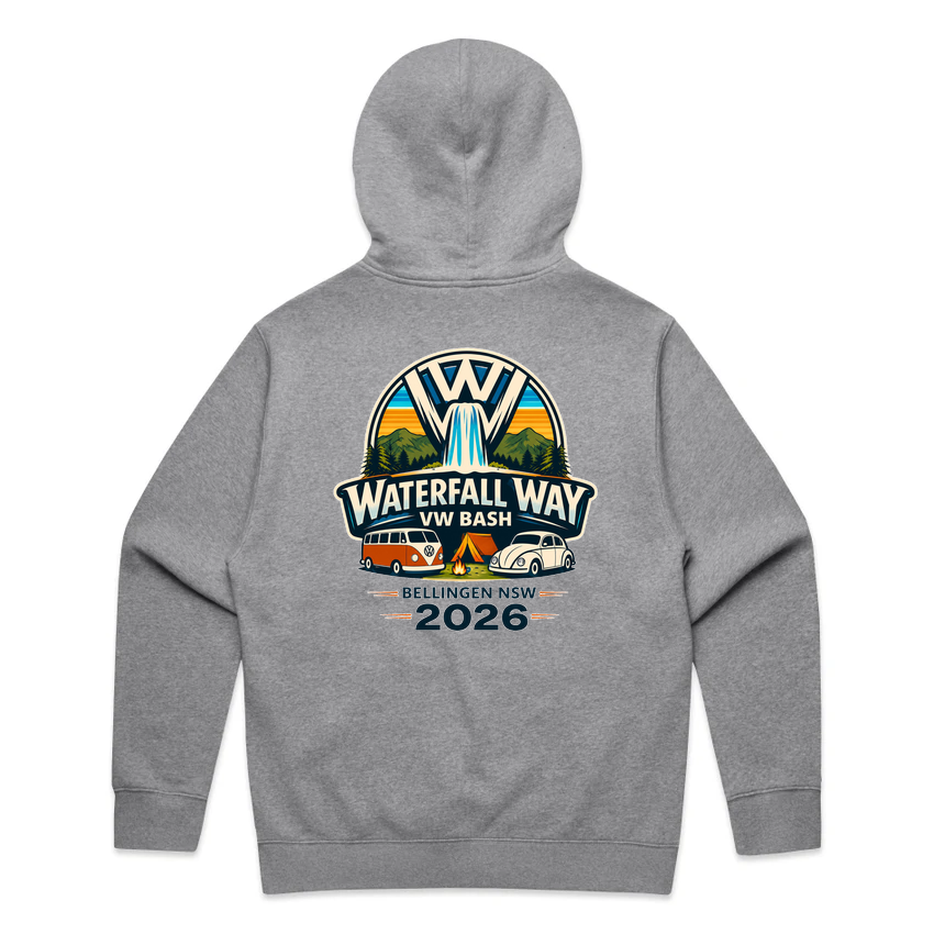 Waterfall Way VW Bash 2026 – Classic Fleece Hoodie