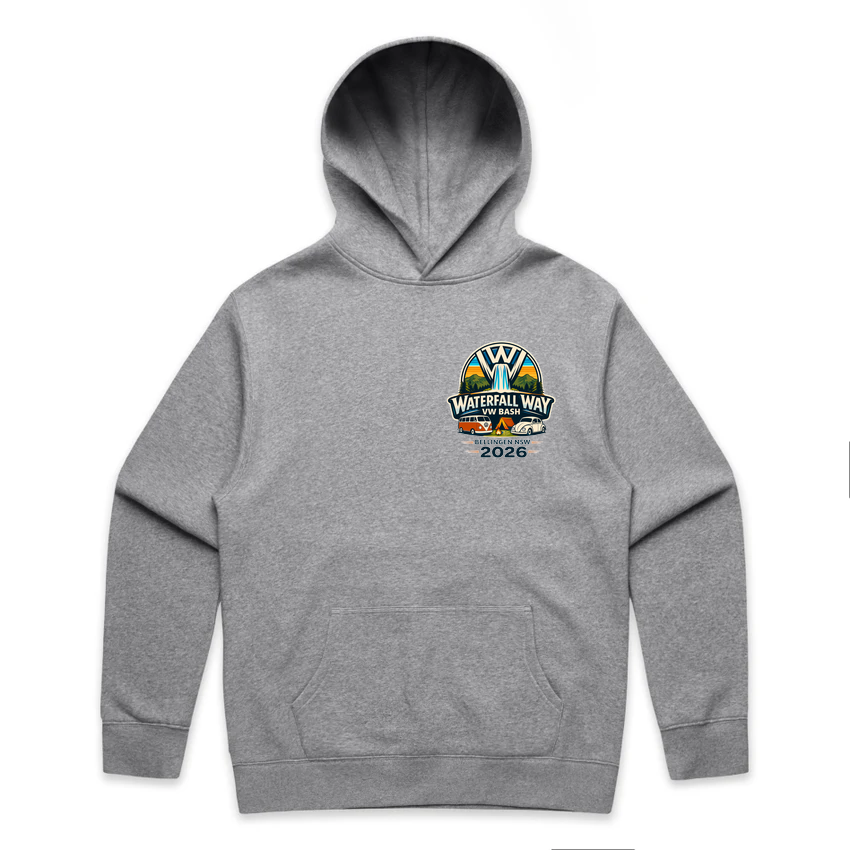 Waterfall Way VW Bash 2026 – Classic Fleece Hoodie
