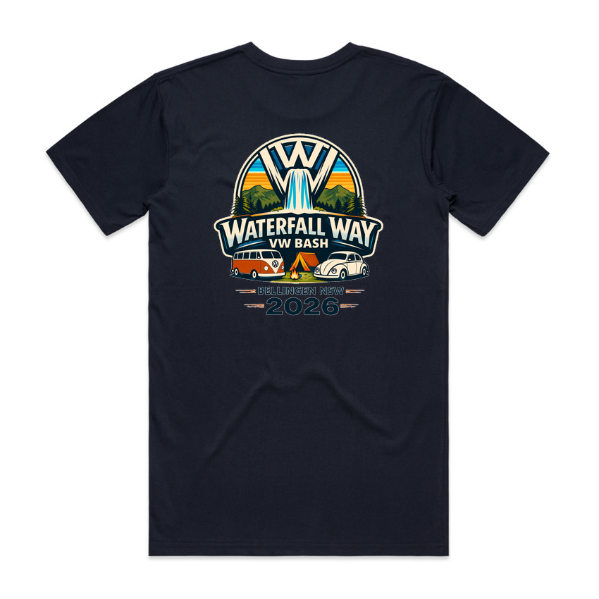 Waterfall Way VW Bash 2026 – Men’s Staple Logo Tee